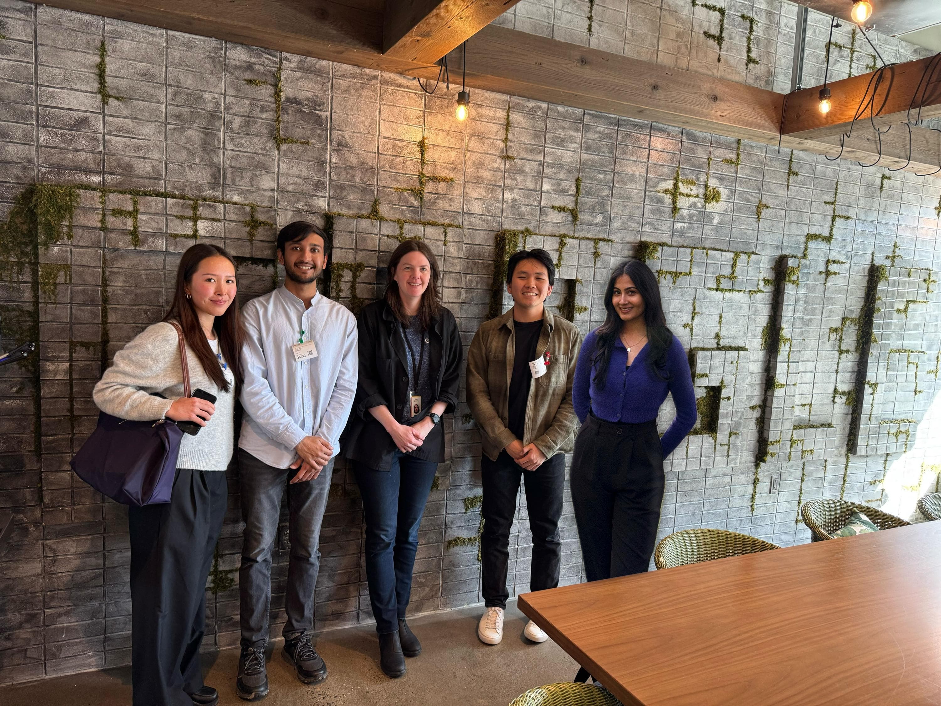 The four of us at the Google South Lake Union office after presenting our findings